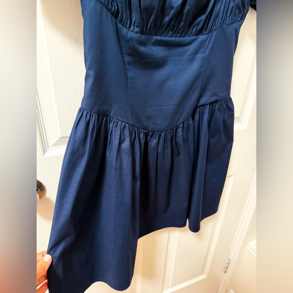 NWT Reformation Marielle puff sleeve basque waist dress squareneck cottagecore - Picture 9 of 12